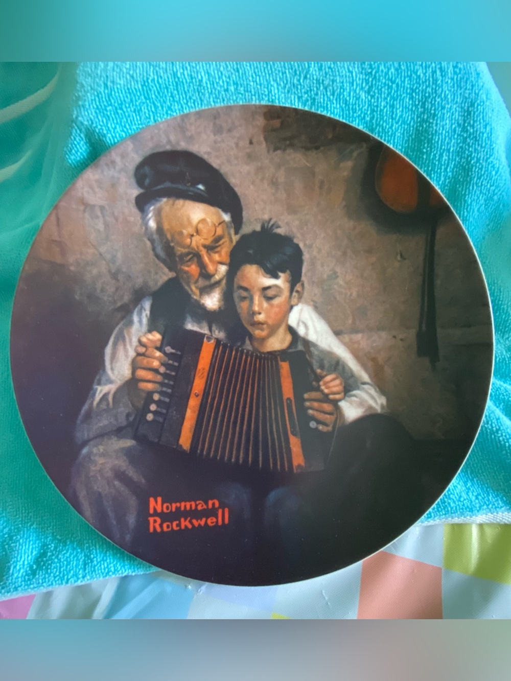 Norman Rockwell The Music Maker 5th in Rockwell Heritage Collection Closed 1981